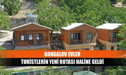 Bungalov evler turistlerin yeni rotası haline geldi