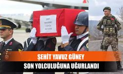 Şehit Yavuz Güney Son Yolculuğuna Uğurlandı