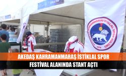 AKEDAŞ Kahramanmaraş İstiklal Spor Festival alanında stant açtı