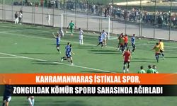 Kahramanmaraş İstiklal Spor, Zonguldak Kömür Sporu Sahasında Ağırladı