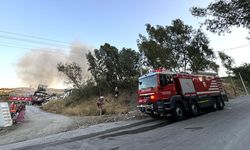 İzmir'de atık depolama sahasındaki yangın söndürüldü