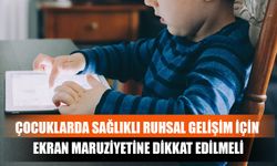 Çocuklarda Sağlıklı Ruhsal Gelişim İçin Ekran Maruziyetine Dikkat Edilmeli