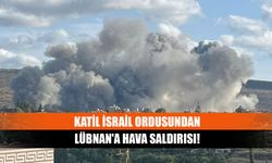 Katil İsrail Ordusundan Lübnan'a hava saldırısı!