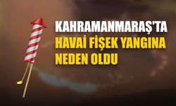 Kahramanmaraş'ta Havai Fişek Yangına Neden Oldu