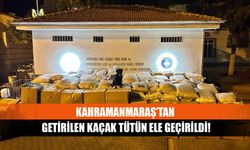 Kahramanmaraş’tan getirilen kaçak tütün ele geçirildi!