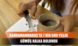 Kahramanmaraş’ta 7 Bin 600 Yıllık Gümüş Halka Bulundu