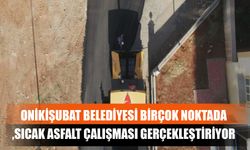 Onikişubat Belediyesi Birçok Noktada Sıcak Asfalt Çalışması Gerçekleştiriyor