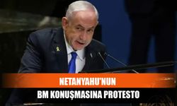 Netanyahu'nun BM Konuşmasına Protesto