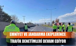 Emniyet Ve Jandarma Ekiplerince Trafik Denetimleri Devam Ediyor