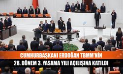 Cumhurbaşkanı Erdoğan TBMM'NİN 28. Dönem 3. Yasama Yılı Açılışına Katıldı