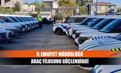 İl Emniyet Müdürlüğü araç filosunu güçlendirdi