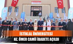 İstiklal Üniversitesi Hz. Ömer Camii İbadete Açıldı