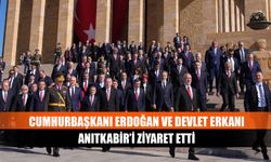 Cumhurbaşkanı Erdoğan ve Devlet Erkanı Anıtkabir’i ziyaret etti