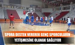 Spora Destek Vererek Genç Sporcuların Yetişmesine Olanak Sağlıyor