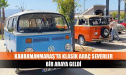 Kahramanmaraş’ta klasik araç severler bir araya geldi