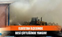 Elbistan İlçesinde Besi Çiftliğinde Yangın!