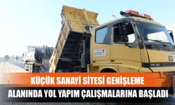 Küçük Sanayi Sitesi Genişleme Alanında Yol Yapım Çalışmalarına Başladı