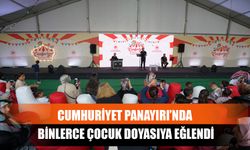 Cumhuriyet Panayırı’nda Binlerce Çocuk Doyasıya Eğlendi