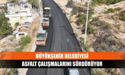 Büyükşehir Belediyesi asfalt çalışmalarını sürdürüyor