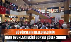 Büyükşehir Belediyesinin Halk Oyunları Ekibi Görsel Şölen Sundu