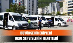 Büyükşehir Ekipleri Okul Servislerini Denetledi