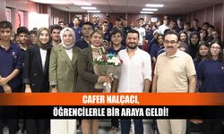 Cafer Nalçacı, öğrencilerle bir araya geldi!