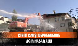 Çinili Çarşı Depremlerde Ağır Hasar Aldı