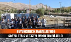 Büyükkızılcık Mahallesi'nde sosyal tesis ve taziye evinin temeli atıldı