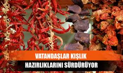 Vatandaşlar Kışlık Hazırlıklarını Sürdürüyor