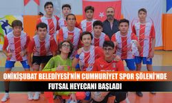 Onikişubat Belediyesi’nin Cumhuriyet Spor Şöleni’nde futsal heyecanı başladı