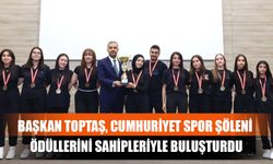 Başkan Toptaş, Cumhuriyet Spor Şöleni Ödüllerini Sahipleriyle Buluşturdu