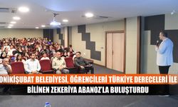 Onikişubat Belediyesi, öğrencileri Türkiye dereceleri ile bilinen Zekeriya Abanoz’la buluşturdu