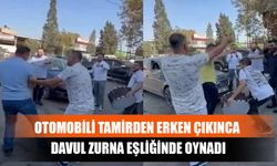 Otomobili Tamirden Erken Çıkınca Davul Zurna Eşliğinde Oynadı