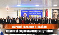 AK Parti Pazarcık 8. Olağan Kongresi Coşkuyla Gerçekleştirildi