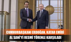 Cumhurbaşkanı Erdoğan, Katar Emiri Al Sani'yi Resmi Törenle Karşıladı