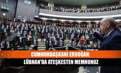 Cumhurbaşkanı Erdoğan: Lübnan'da ateşkesten memnunuz