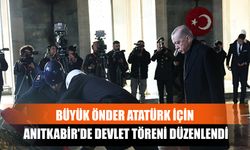 Büyük Önder Atatürk İçin Anıtkabir'de Devlet Töreni Düzenlendi