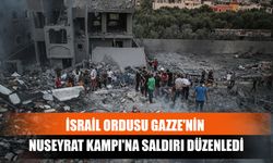 İsrail Ordusu Gazze'nin Nuseyrat Kampı'na Saldırı Düzenledi