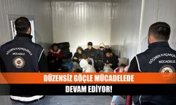 Düzensiz göçle mücadelede devam ediyor!