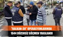 "Kalkan-30" Operasyonlarında 1644 Düzensiz Göçmen Yakalandı