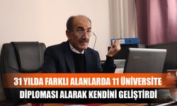 31 Yılda Farklı Alanlarda 11 Üniversite Diploması Alarak Kendini Geliştirdi