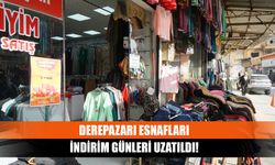 Derepazarı esnafları indirim günleri uzatıldı!