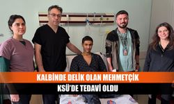 Kalbinde delik olan Mehmetçik KSÜ’de tedavi oldu