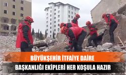 Büyükşehir İtfaiye Daire Başkanlığı Ekipleri Her Koşula Hazır