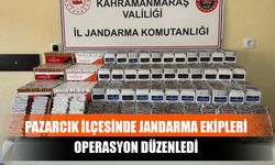 Pazarcık İlçesinde Jandarma Ekipleri Operasyon Düzenledi