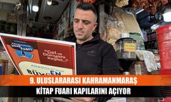 9. Uluslararası Kahramanmaraş Kitap Fuarı kapılarını açıyor