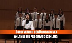 Öğretmenler günü dolayısıyla anlamlı bir program düzenlendi