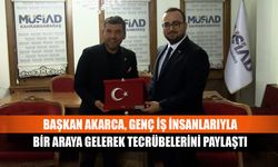 Başkan Akarca, genç iş insanlarıyla bir araya gelerek tecrübelerini paylaştı