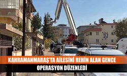 Kahramanmaraş’ta ailesini rehin alan gence operasyon düzenledi