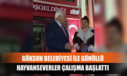 Göksun Belediyesi İle Gönüllü Hayvanseverler Çalışma Başlattı